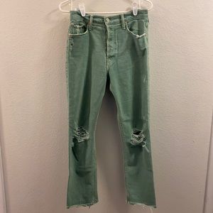 Mother Superior Mint Green jeans